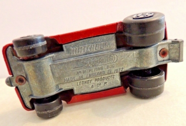 Matchbox Lesney Volkswagen Flying Bug 1972 Metallmodell (8136)